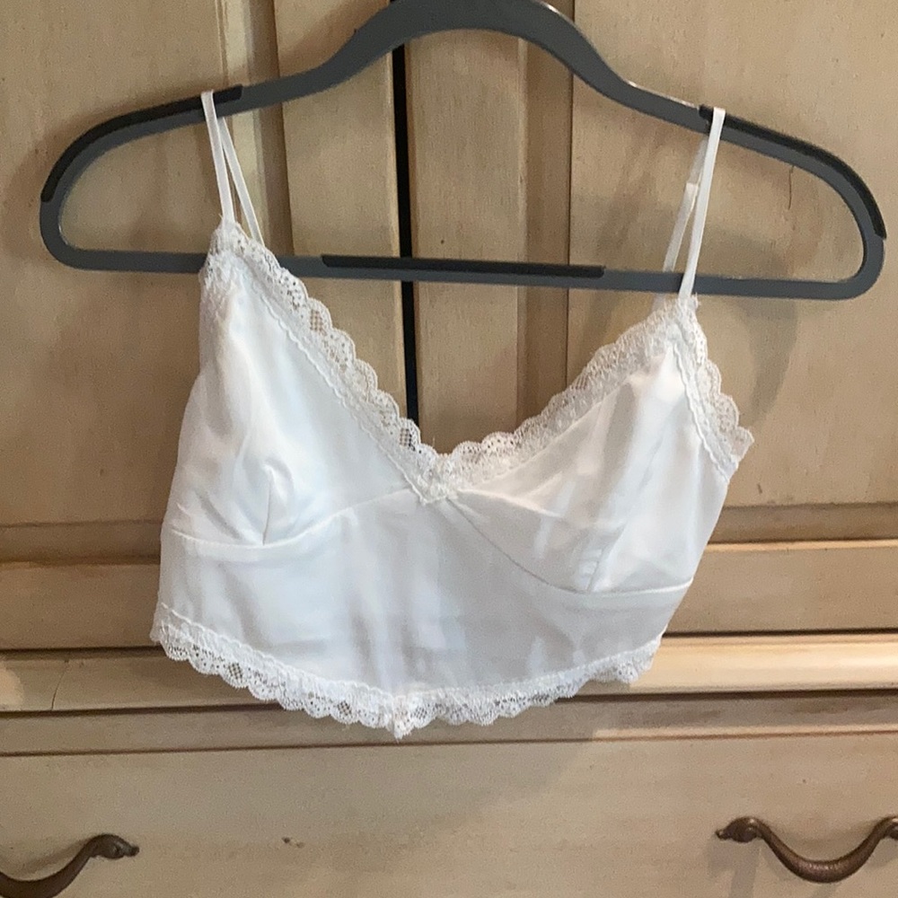 Beautiful white dress blouse  thin straps